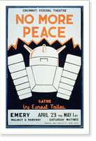 Cincinnati Federal Theatre presents No more peace" a satire by Ernest Toller", Antique Wall Art