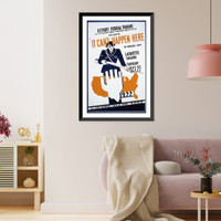 Detroit Federal Theatre Unit of Michigan Works Progress Administration presents It can't happen here" by Sinclair Lewis", Vintage Print