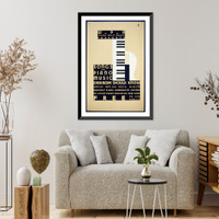 Historic Framed Print, WPA Federal Music Project presents songs and piano music everybody should know Free to the public.BL.,  17-7/8" x 21-7/8"