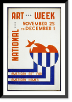 National art week.American art for American homes. Classic, Antique Wall Art