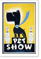 Pet show WPA recreation project, Dist. No. 2.Gregg, Antique Wall Art