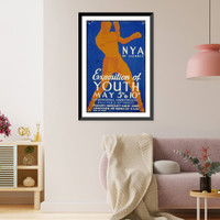 Vintage Americana Print - World's Fairs - N.Y.A. of Illinois