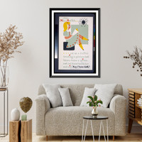 Little Miss Muffet. reading a picture book..Gregg, Vintage Poster