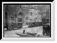 Historic Framed Print, Funeral of O. Gates,  17-7/8" x 21-7/8"