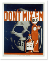 Historic Framed Print, Don't mix 'em,  17-7/8" x 21-7/8"