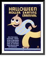 Halloween roller skating carnival On the mall, Central Park : Bring your skates : Come in costume : Prizes will be given for costumes, Historic Print