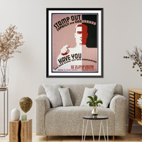 Stamp out syphilis and gonorrhea Have you had your blood test and examination : Go to your doctor or Dept. of Health, Vintage Wall Art