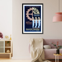 Historic Framed Print, W.P.A. Federal Theatre presents Machine age" a new musical comedy by William Sully .... music by Bert Reed A variety theatre production." - 2,  17-7/8" x 21-7/8"