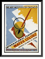 International exhibition - Water colors The Art Institute of Chicago - March 23 - May 14 1939, Vintage Wall Art