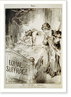Oh! - tee hee! - horrors!" How true it is that politics make strange bedfellows!", Historic Print