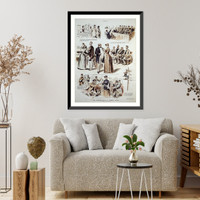 Antique Photo Print - The growing field of woman's work