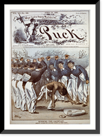 Running the guantlet. Special course for colored cadets at West Point, Antique Wall Art