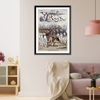 Running the guantlet. Special course for colored cadets at West Point, Antique Wall Art