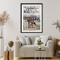 Running the guantlet. Special course for colored cadets at West Point, Antique Wall Art