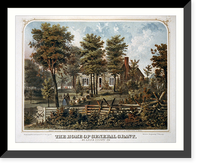The home of General Grant, St. Louis County, Mo. - 2, Antique Print