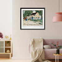 Historic Framed Print, [Pre-Revolutionary taverns and inns in Philadelphia] - 2,  17-7/8" x 21-7/8"