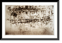Historic Framed Print, [Longhouse, Dyer's, Amsterdam],  17-7/8" x 21-7/8"