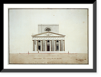 Bank building (2nd Bank of the United States"), Philadelphia, Pennsylvania. North and south front, elevation" - 3, Historic Reproduction