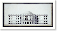 Historic Framed Print, [United States Capitol (Federal Capitol"),  Washington,  D.C. Front elevation rendering]" - 3,  17-7/8" x 21-7/8"