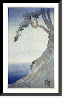 Embankment, showing bay in rainstorm.Bertha Lum, Vintage Wall Art