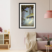 Historic Framed Print, The road to the forest.Bertha Lum.,  17-7/8" x 21-7/8"