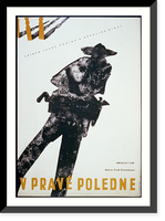 Historic Framed Print, V Prav&eacute; Poledne. Americk&yacute; film/ Sebek 62,  17-7/8" x 21-7/8"