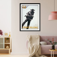 Historic Framed Print, V Prav&eacute; Poledne. Americk&yacute; film/ Sebek 62,  17-7/8" x 21-7/8"