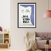 Historic Framed Print, Mys Kter&aacute; Rvala, Americky film. Rezie: Jack Arnold,  17-7/8" x 21-7/8"