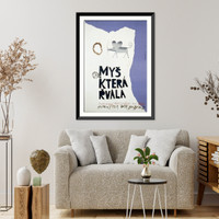 Historic Framed Print, Mys Kter&aacute; Rvala, Americky film. Rezie: Jack Arnold,  17-7/8" x 21-7/8"