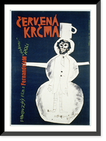 Historic Framed Print, Ćerven&aacute; Krcma Francovsk&yacute; films...Renzie: Claude Autant-Lara,  17-7/8" x 21-7/8"
