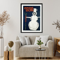Historic Framed Print, Ćerven&aacute; Krcma Francovsk&yacute; films...Renzie: Claude Autant-Lara,  17-7/8" x 21-7/8"