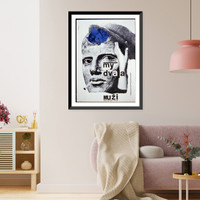 My dvaja. Muzi, sovietsky film, Vintage Print