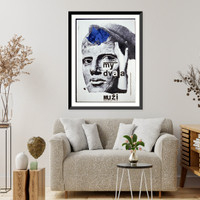 My dvaja. Muzi, sovietsky film, Vintage Print