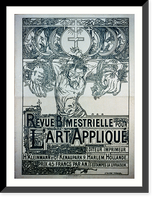 Revue Bimestrielle pour L'art appliqu&eacute;.J. Thorn Prikker, Vintage Wall Art