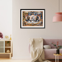 Heroes of the colored race - 2, Vintage Wall Art