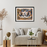 Heroes of the colored race - 2, Vintage Wall Art