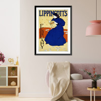 Lippincott's for February.J.J. Gould, Jr. - 2 Classic, Vintage Wall Art