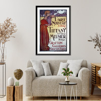 L'Art noveau S. Bing, Tiffany, art glass, Meunier bronzes.F. Brangwyn Classic, Vintage Print