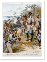 Stonewall Jackson, Bull Run, Aug. 17, 1861 - 2, Antique Wall Art