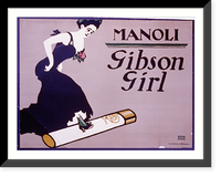 Manoli : Gibson girl, Historic Print