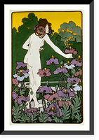 Historic Framed Print, L'heure du berger.Hans Christiansen,  17-7/8" x 21-7/8"