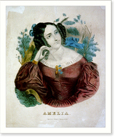 Historic Framed Print, Amelia - 2,  17-7/8" x 21-7/8"