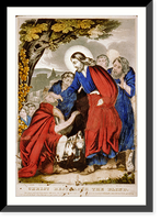 Christ restoreth the blind, Historic Reproduction