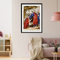 Christ restoreth the blind, Historic Reproduction