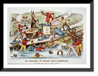 The darktown fire brigade - slightly demoralized: I knowed we'd make em take water!"" Classic, Vintage Poster