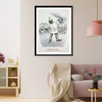 Historic Framed Print, Darktown fire brigade. The chief, on duty: Lite up dem hose dar-yous heah me!"",  17-7/8" x 21-7/8"
