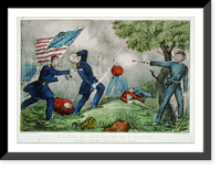 Historic Military - Death of Col Edward D. Baker, 1861