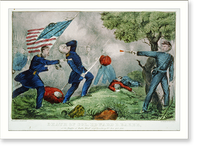 Historic Military - Death of Col Edward D. Baker, 1861
