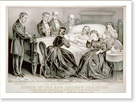 Death of the Hon. Andrew Johnson: U.S. Senator from Tennessee and Ex-President of the United States - 2, Antique Poster