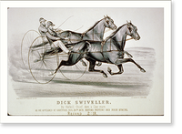 Historic Framed Print, Dick Swiveller: By Walkill chief, dam a Clay Mare,  17-7/8" x 21-7/8"